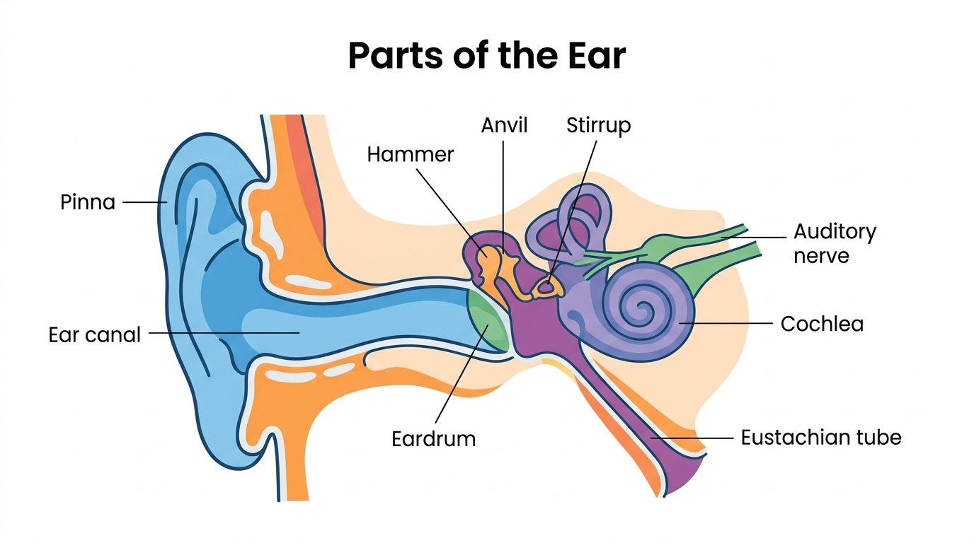 Parts of the Ear