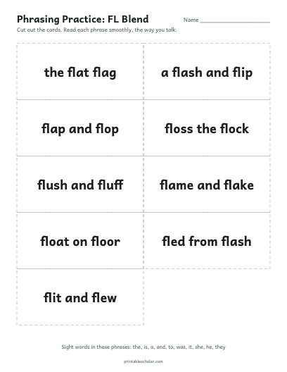 FL Blend phrasing cards printable preview