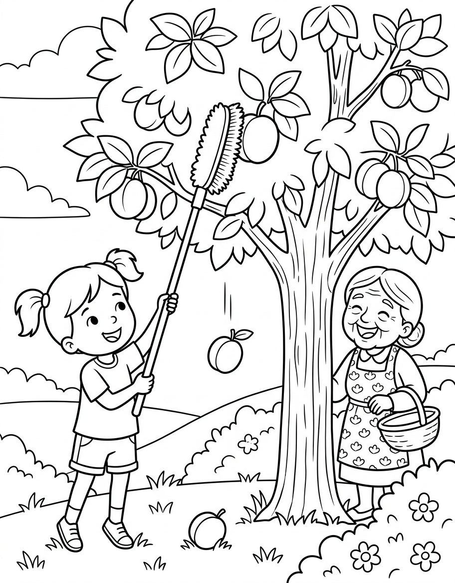 Gwen's Grand Plum illustration