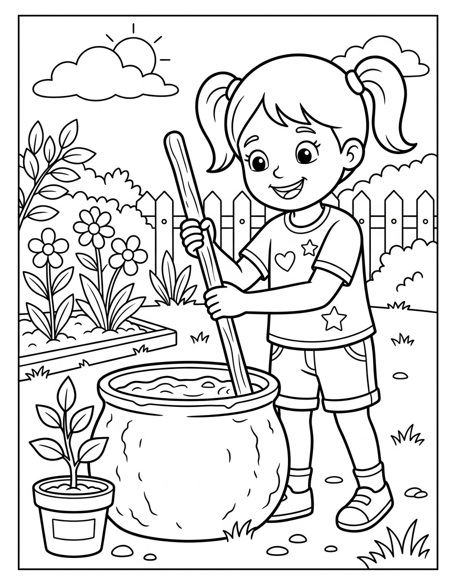 Jen's Stuck Pot illustration