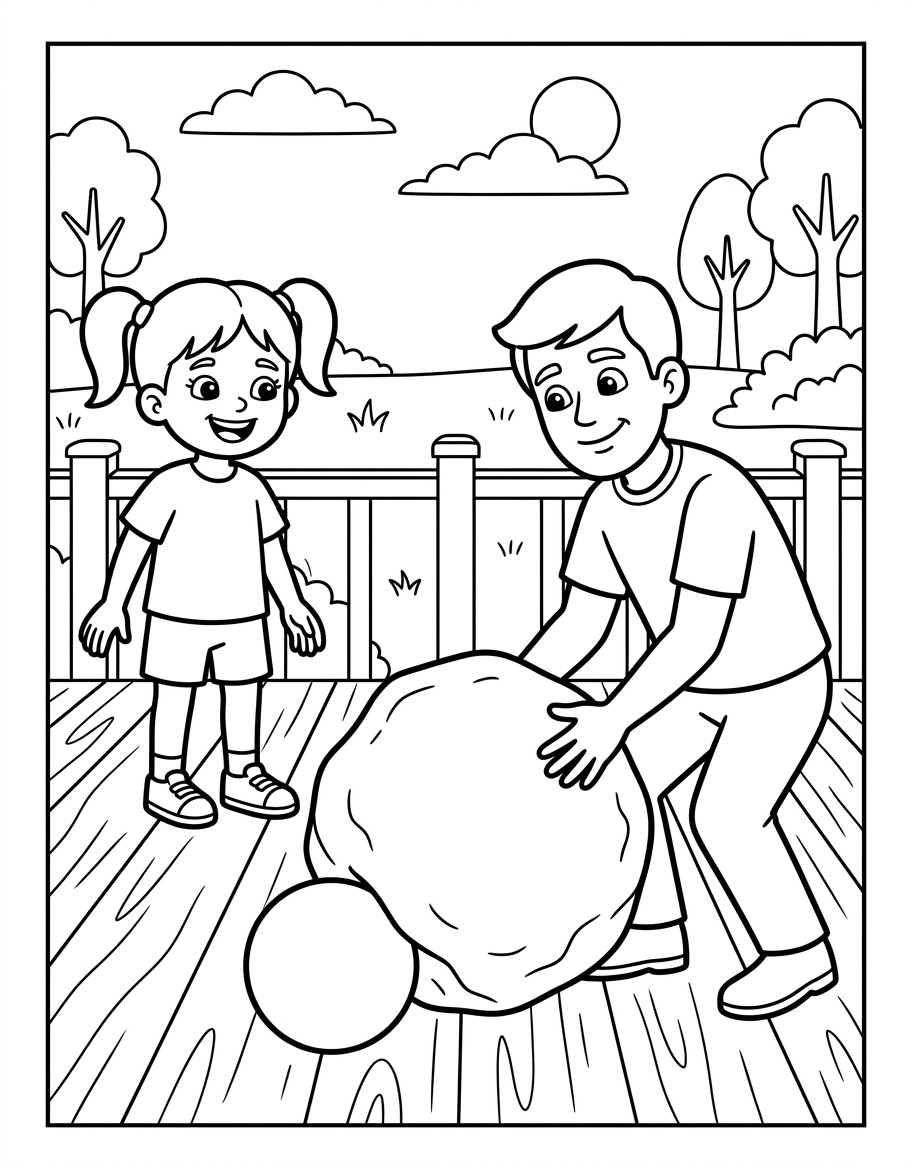 A Kick on the Deck illustration