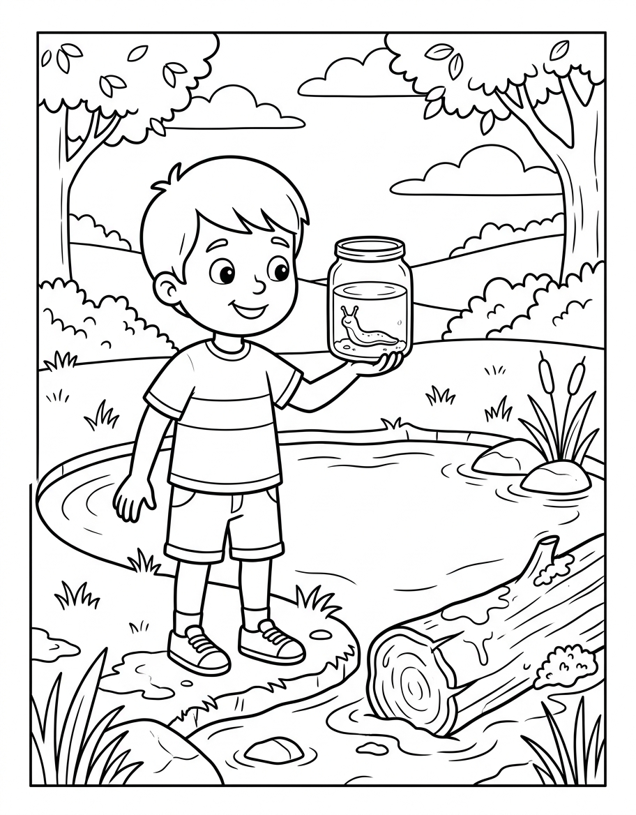 Glen's Glass Cup coloring page illustration