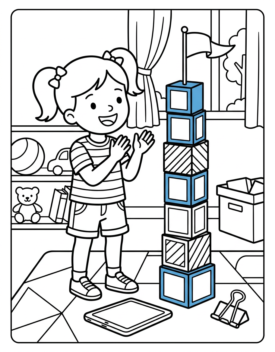 The Sled Plan — L-Blends decodable reader illustration