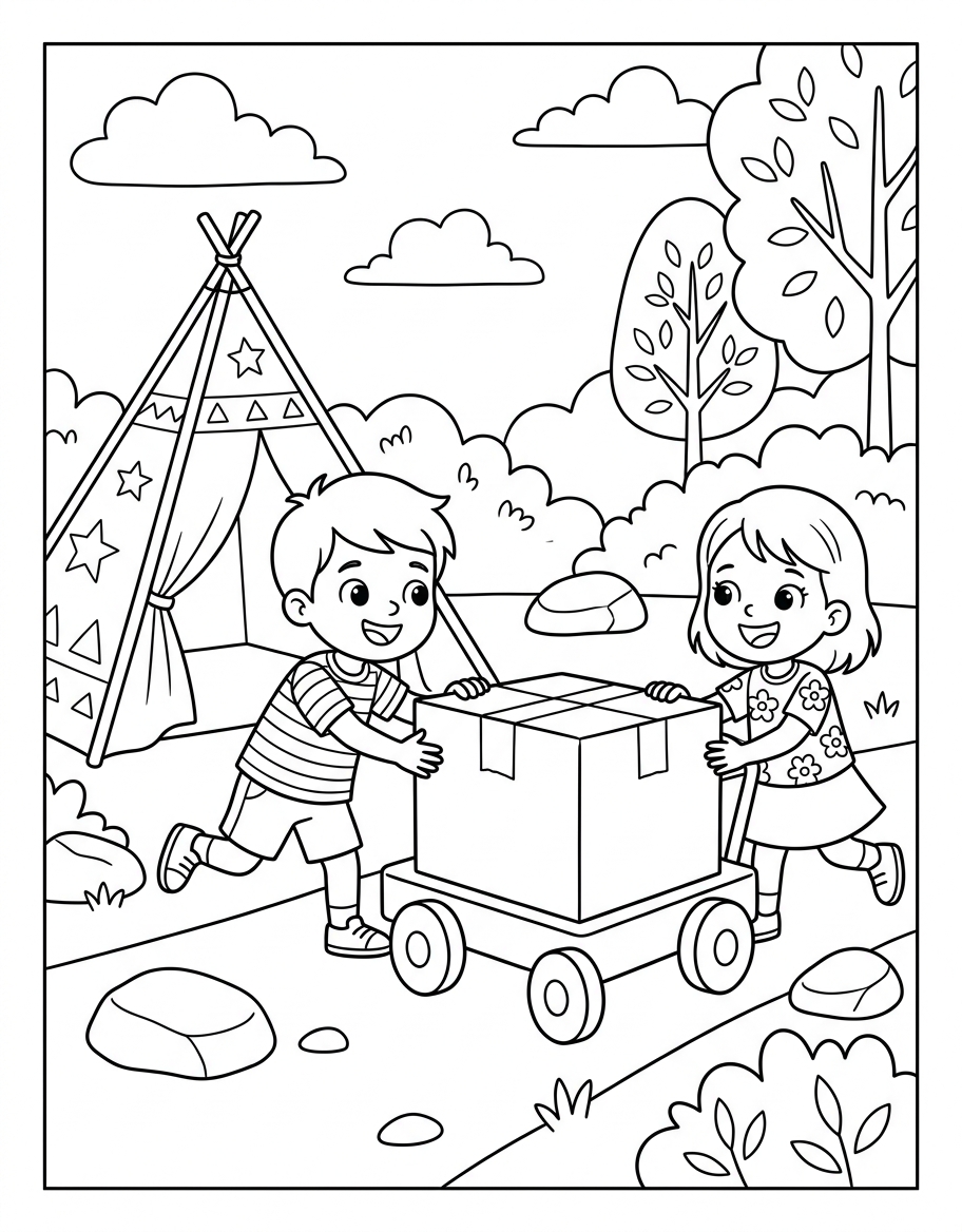 Scott's Important Report decodable reader illustration