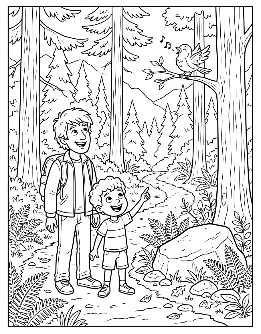 Sam's Coastal Trip decodable reader illustration