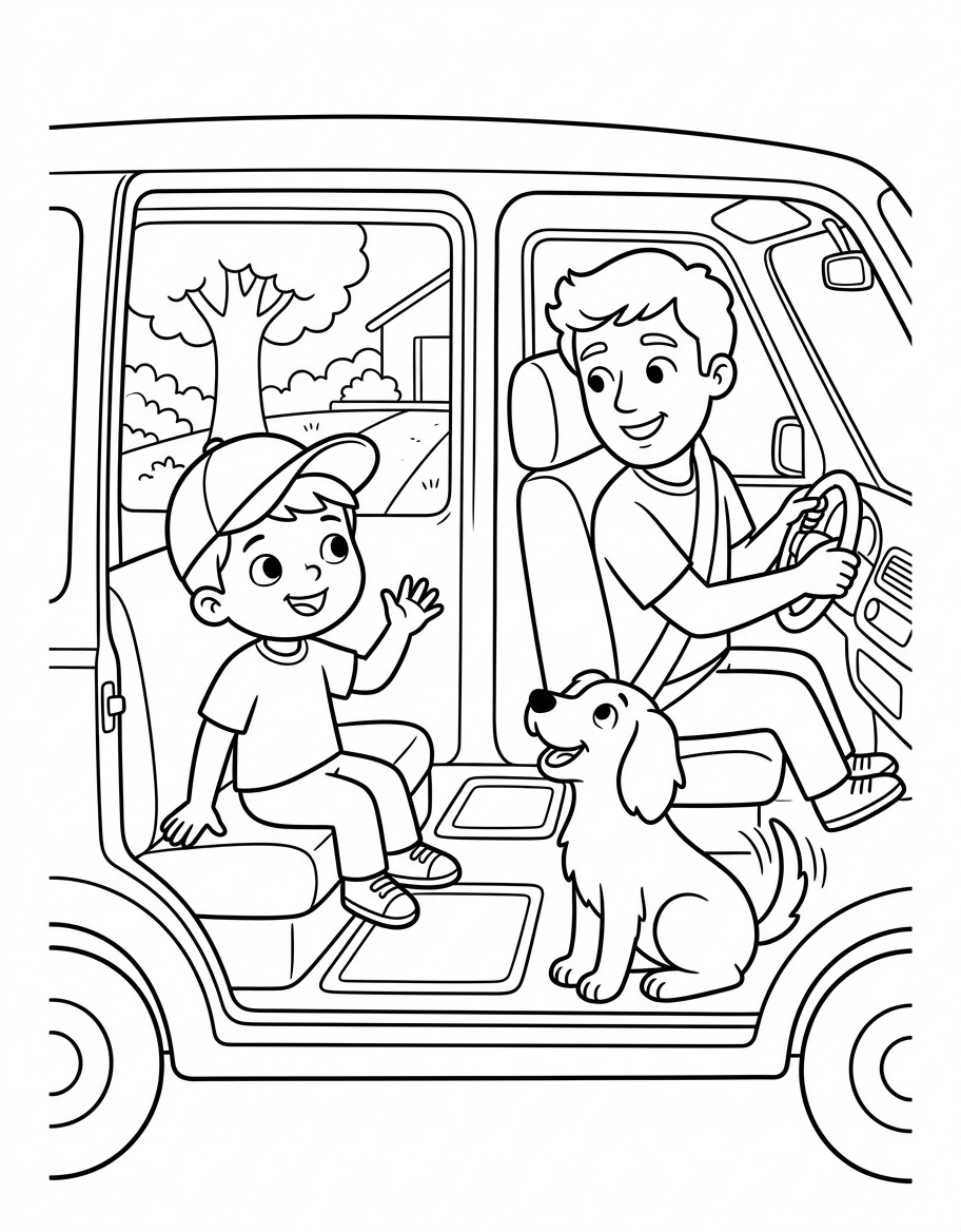 Ben's Red Cap illustration