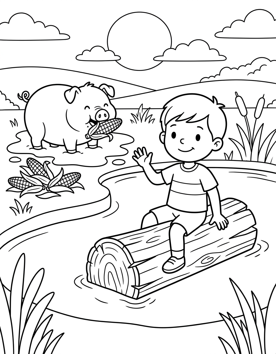Don and the Hog illustration