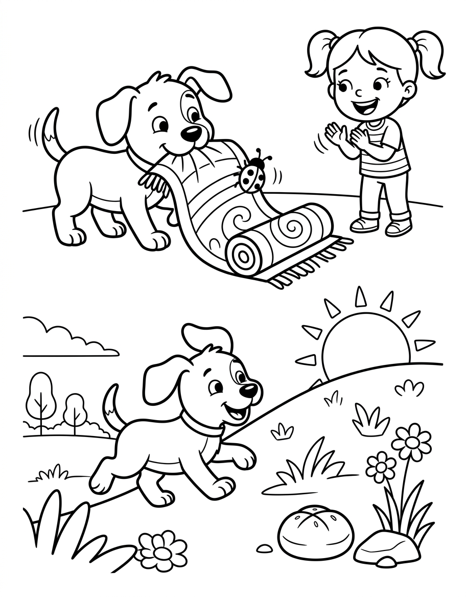 Pip's Rug Tug illustration