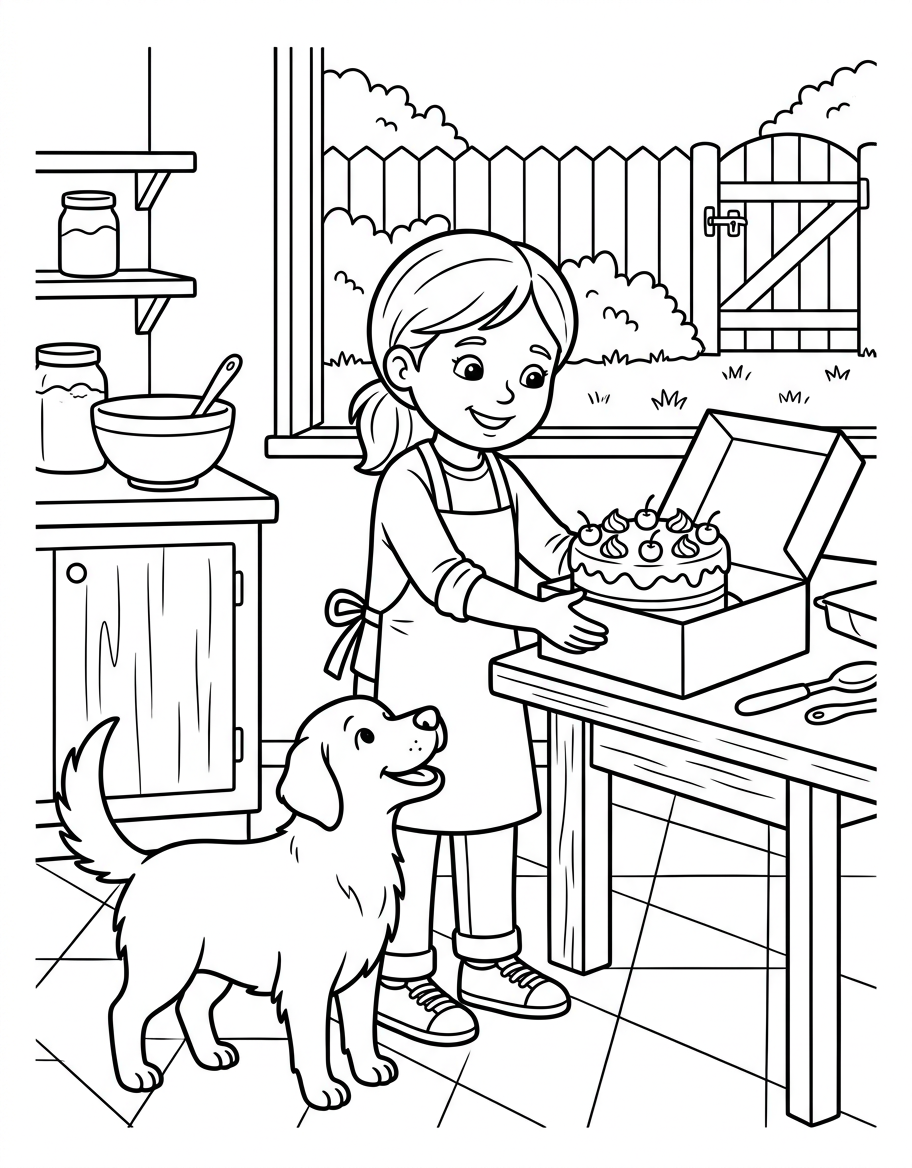 The Race to the Lake — Silent E decodable reader illustration