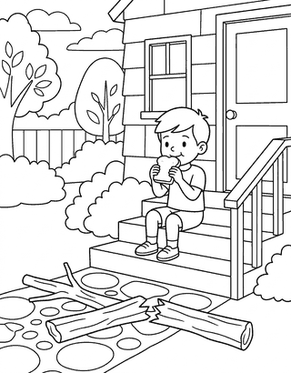 Bret's Red Brick decodable reader mini-book