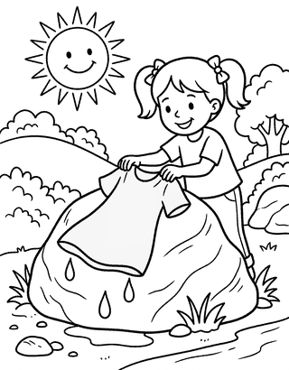 DR Blend Worksheets decodable reader illustration
