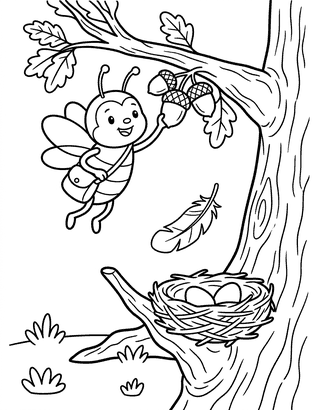 FL Blend Worksheets decodable reader illustration