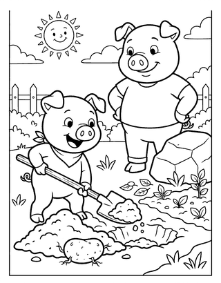 SP Blend Worksheets decodable reader illustration
