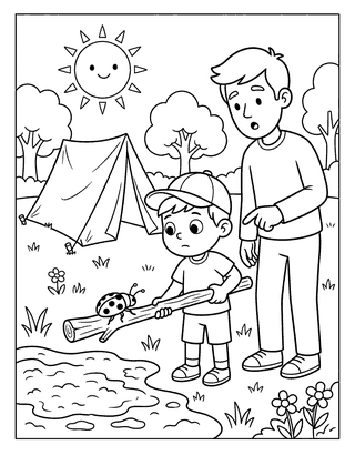 Stan's Tent decodable reader mini-book