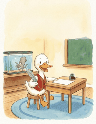 QU Worksheets decodable reader illustration