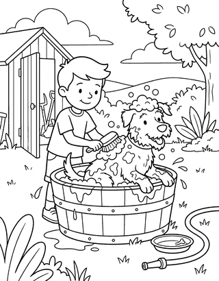 Wes Washes Gus decodable reader mini-book