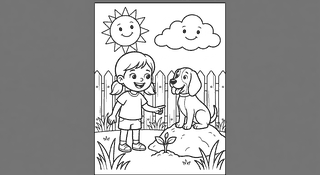 Diphthong (ou) Worksheets decodable reader illustration