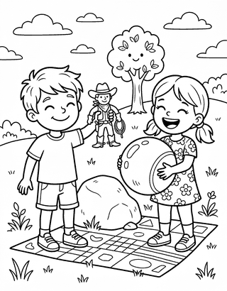 Diphthong (oy) Worksheets decodable reader illustration