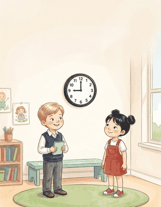 Scott and the Class Clock l-blends worksheets