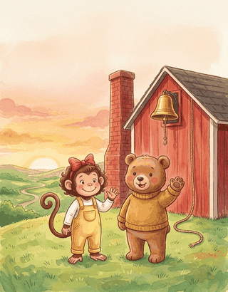 June Rings the Bell two short syllables worksheets