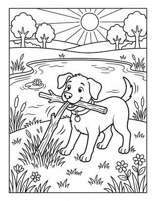 Gus and the Stick decodable reader