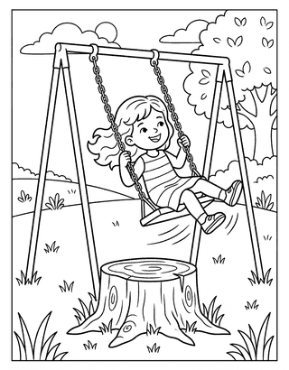 Shelly's Swing decodable reader