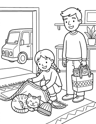 Short A CVC Words decodable reader illustration