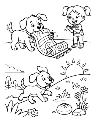 Gus Tugs the Rug decodable reader