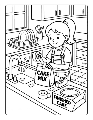 Jane's Safe Mix decodable reader