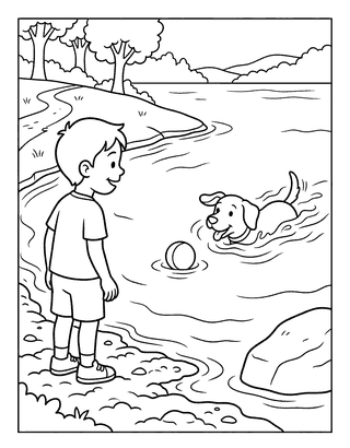 Wade's Lake Game decodable reader mini-book