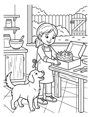 Kate's Cake decodable reader