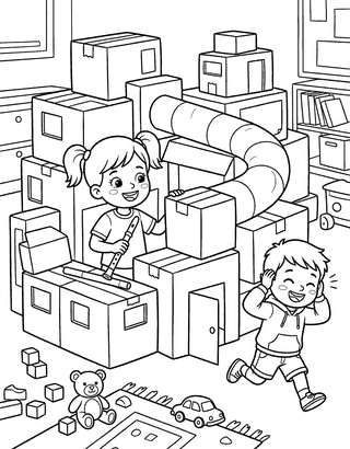 Silent E (u_e) Worksheets decodable reader illustration