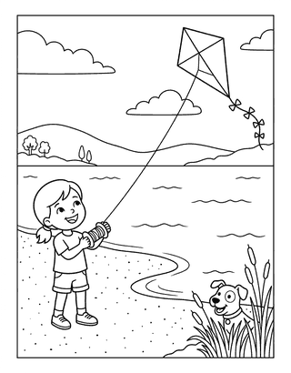 Kate's Huge Kite decodable reader mini-book