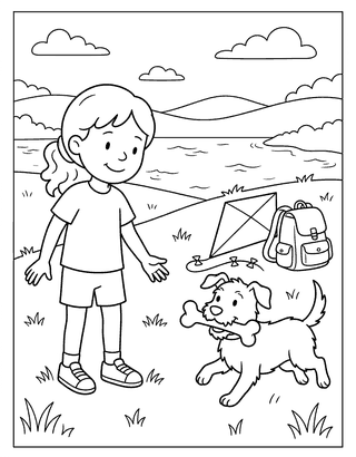 Shelly's Lake Ride decodable reader mini-book