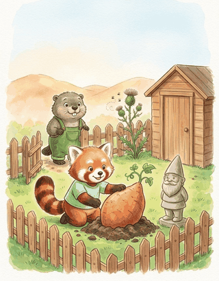 More Silent Letters (gn, gh, st, lf) Worksheets decodable reader illustration
