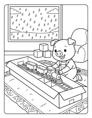 Long A (ai) Worksheets decodable reader illustration