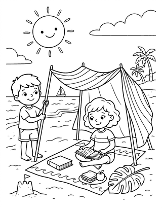Long E (ea) Worksheets decodable reader illustration