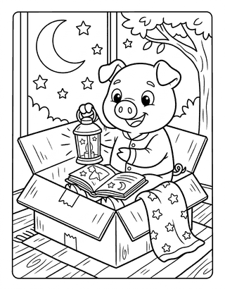 Long I (igh) Worksheets decodable reader illustration