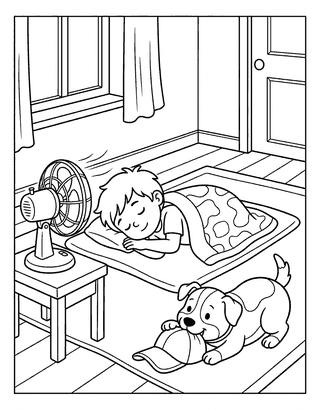 Dan's Good Nap decodable reader mini-book