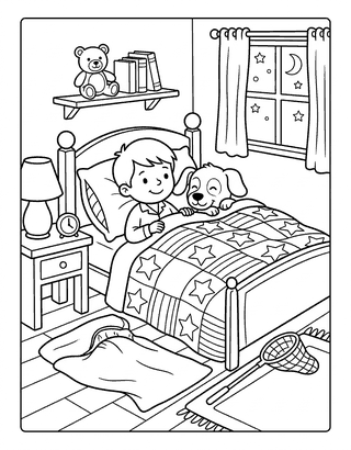 Ken and the Red Net decodable reader mini-book