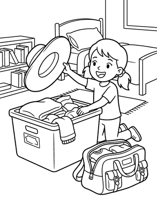 Kim's Camp Kit decodable reader mini-book