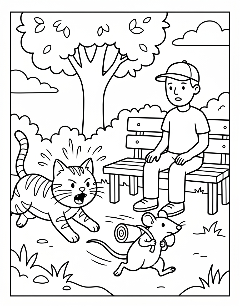 Pat's Stolen Mat illustration