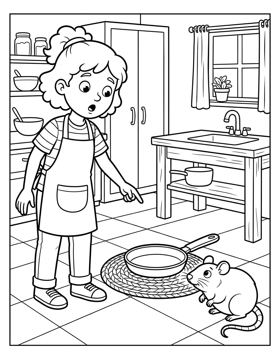 Peg's Hot Pan illustration