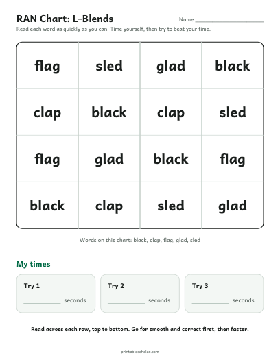 L-Blends ran chart printable preview