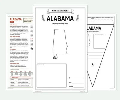 Alabama report kit map