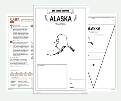 Alaska report kit map