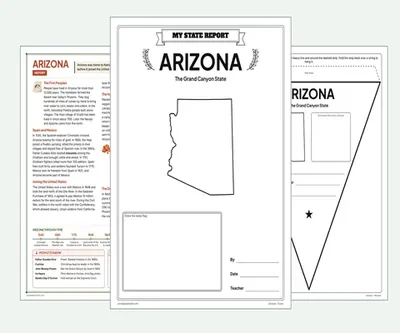 Arizona report kit map