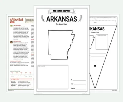 Arkansas report kit map