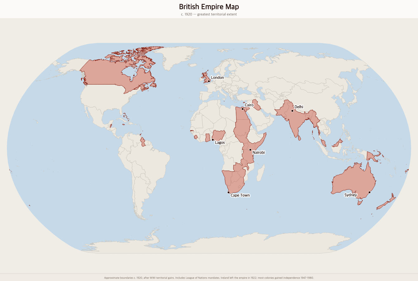 British Empire Map