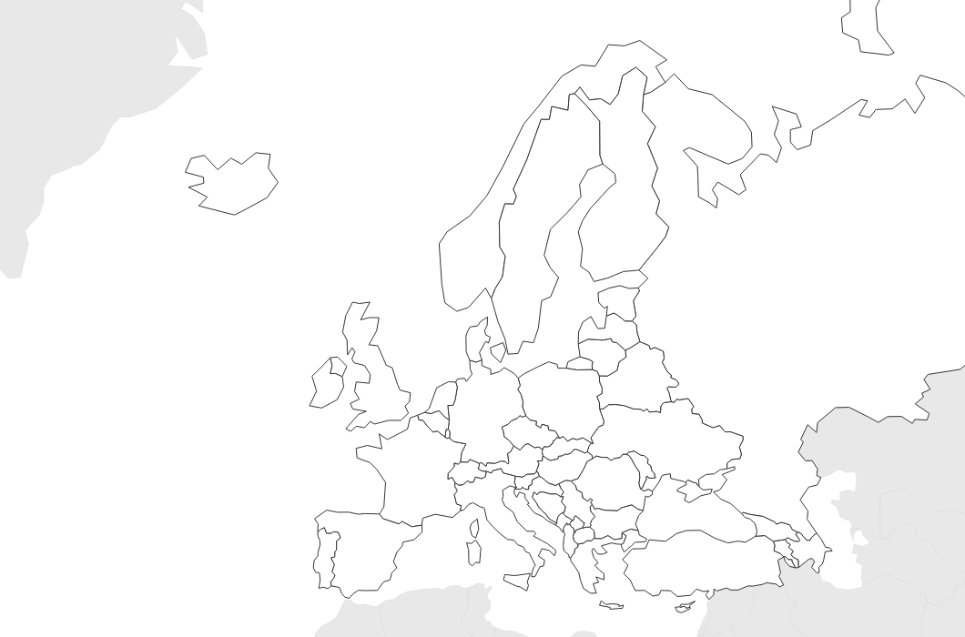 Europe Blank Map